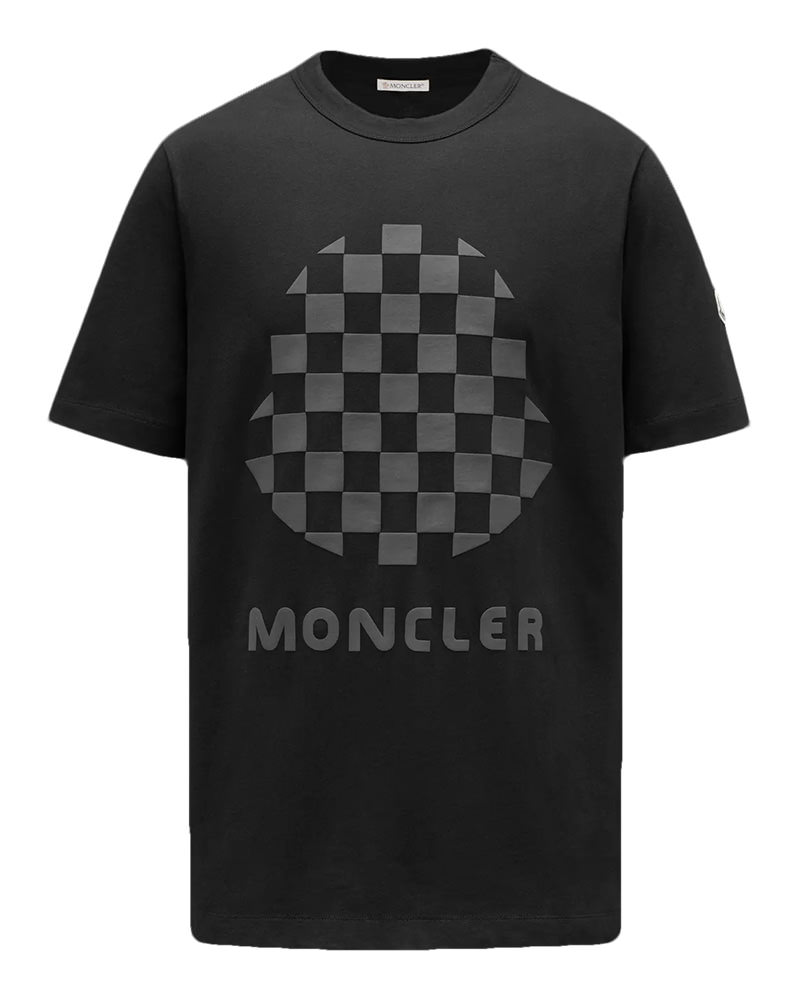 モンクレール T-Shirt con logo a scacchi - モンクレール