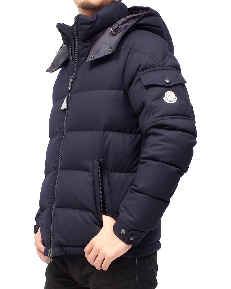 毛玉も特に気になりませんMONCLER モンクレール MONTGENEVRE モンジュネーブル ネイビー