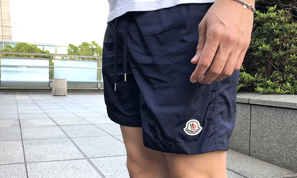 人気SALE新作登場【入手困難】MONCLER　モンクレール　スイムショーツ　水陸　ネイビー　S パンツ